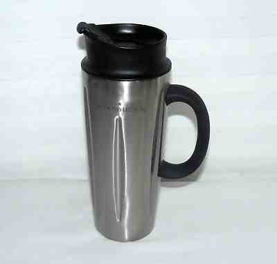 STARBUCKS 2003 BARISTA 16 STAINLESS STEEL FRENCH PRESS COFFEE TEA TRAVEL TUMBLER - Sold on eBay Oct, 10th 2018 for $17.00