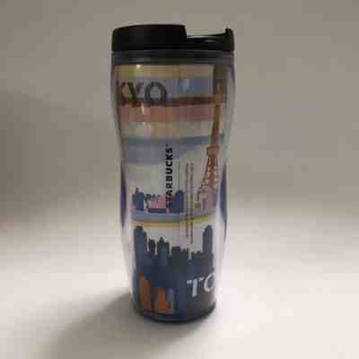 Starbucks Tokyo Travel Tumbler 2003 2012 Cityscape - Sold on eBay Oct, 6th 2018 for $9.00