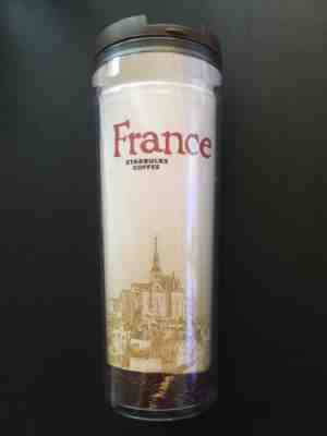 STARBUCKS Plastic Tumbler Collector Series FRANCE 12oz 2004 - Sold on eBay Nov, 15th 2018 for $3.99