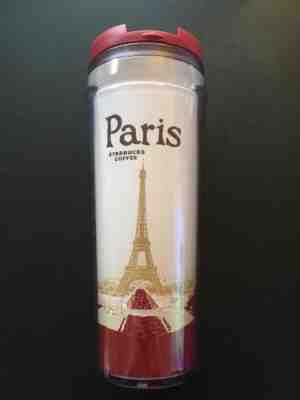 STARBUCKS Plastic Tumbler Collector Series PARIS 12oz 2004 - Sold on eBay Nov, 15th 2018 for $4.24
