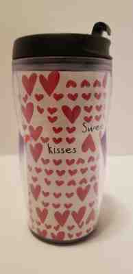 2005 Starbucks Valentine Valentines Hearts Hugs 8 Oz Child's Travel Tumbler Cup - Sold on eBay Oct, 29th 2018 for $6.40