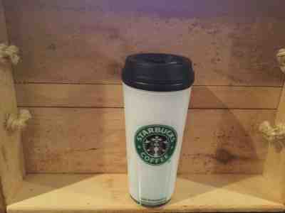 Starbucks tumbler 16 oz 2005 white great condition - Sold on eBay Sep, 27th 2018 for $6.00