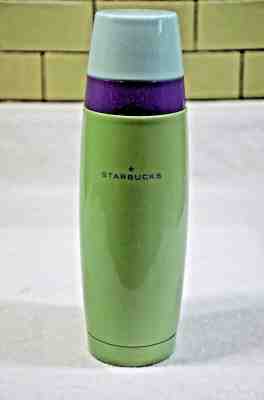 Starbucks Coffee Thermos Stainless Steel Travel Tumbler 16oz 2005 Green (070) - Sold on eBay Sep, 16th 2018 for $8.36