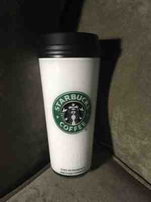 STARBUCKS Travel Tumbler Mermaid 2005-Write on Boxes-Coffee Mug-White Green-RARE - Sold on eBay Aug, 30th 2018 for $7.95