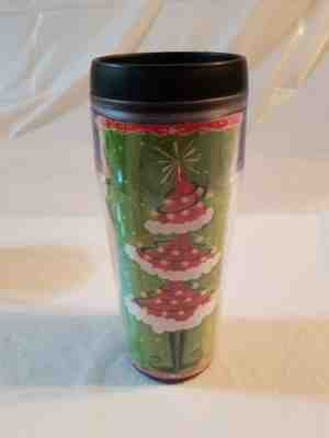 Nice 2005 Christmas Starbucks 16 Ounce Coffee Tumbler Travel Mug Rare #16 - Sold on eBay Aug, 28th 2018 for $19.99