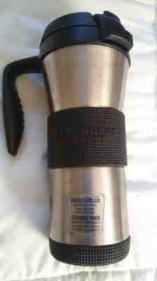 Vintage Starbucks 16 oz Stainless Steel Lidded Insulated 2006 Tumbler Travel Mug - Sold on eBay Oct, 18th 2018 for $19.95