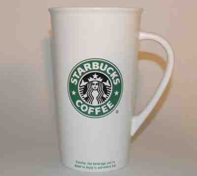 STARBUCKS VENTI Coffee Travel Tumbler Mug Check Box 2006 20fl Marmaid Green Logo - Sold on eBay Oct, 11th 2018 for $22.00