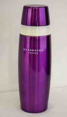 Starbucks Stainless Steel Purple 16oz Thermos Travel Mug Tumbler 2006 - Sold on eBay Sep, 19th 2018 for $21.97