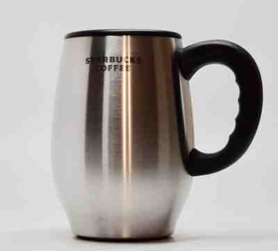 Starbucks Silver Chubby Clyde Stainless  Tumbler 16 Oz . 2006. Made In Korea! - Sold on eBay Aug, 22nd 2018 for $22.99