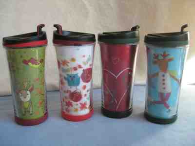Starbucks Kids Christmas Halloween Valentine Tumbler Travel  8oz Cup Hologram 4 - Sold on eBay Nov, 4th 2018 for $13.99