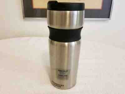 Starbucks 2008 Stainless Steel Tumbler with Black Grip, 16 oz. HTF - Sold on eBay Sep, 24th 2018 for $21.99