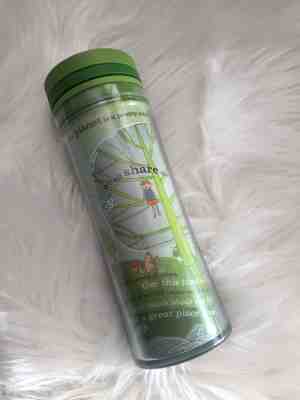 Starbucks 2008 Our Planet Collection Green Tumbler To Go Cup - Sold on eBay Sep, 17th 2018 for $6.00
