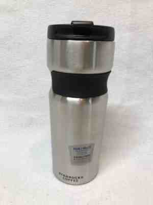 Starbucks 2008 Tumbler Stainless Steel coffee/Tea Traveling Mug Lid 16 Oz (A495) - Sold on eBay Sep, 11th 2018 for $17.99