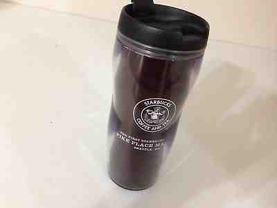 Starbucks Coffee Cup Tumbler 1st Store Pike Place Market Seattle Brown 16Oz 2008 - Sold on eBay Sep, 8th 2018 for $12.49