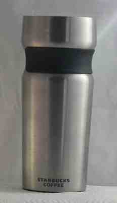 STARBUCKS COFFEE COMPANY 2008 16oz SILVER STAINLESS STEEL COFFEE TUMBLER - Sold on eBay Aug, 29th 2018 for $9.99
