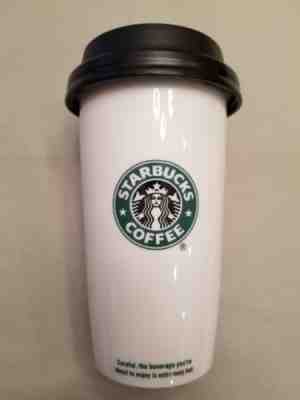 2009 Starbucks Coffee 12oz Ceramic Double WalI Insulation Tumbler Lock Lid - NEW - Sold on eBay Nov, 13th 2018 for $20.00