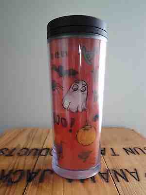 Starbucks Kid's Halloween Tumbler 8 oz Twist Lid Coffee Pumpkins 2009  - Sold on eBay Nov, 12th 2018 for $9.99