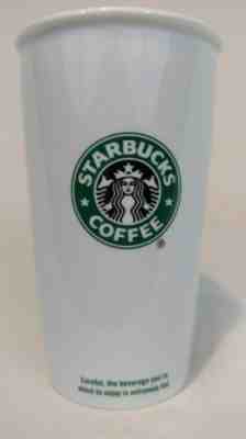 Starbucks 2009 Ceramic Travel Tumbler White Mug Cup Mermaid 12 Oz Coffee No Lid - Sold on eBay Sep, 9th 2018 for $5.99