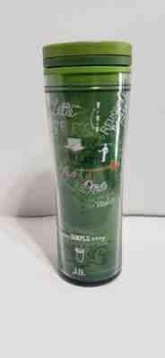 Starbucks Tumbler 2009 Travel Insulated 20 oz Coffee Cup Mug Green 29% Recycle - Sold on eBay Aug, 28th 2018 for $15.00