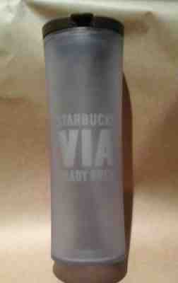Starbucks Via Ready Brew 20oz Venti Opaque 2010 Travel Tumbler Lid Straw New - Sold on eBay Nov, 14th 2018 for $15.87