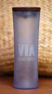 Starbucks Coffee/Tea Via Ready Brew 20oz Venti Clear Travel Tumbler with lid - Sold on eBay Nov, 6th 2018 for $10.00