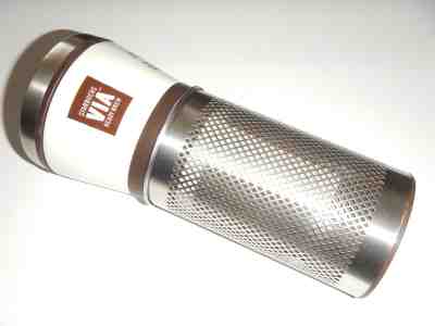 Starbucks Coffee VIA Ready Brew Ceramic & Metal Travel Tumbler Mug 16 oz NEW - Sold on eBay Nov, 1st 2018 for $19.99