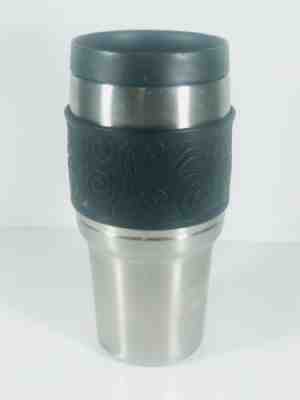 STARBUCKS Leather Band Double Walled Stainless Steel 16 oz Tumbler - Sold on eBay Oct, 26th 2018 for $16.00