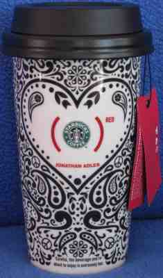JONATHAN ADLER  Starbucks Tumbler - Red Dot - Christmas 2010 - USA Seller - NWT - Sold on eBay Oct, 2nd 2018 for $49.50