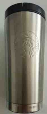 Starbucks 2010 Stainless Steel Double walled Tumbler with sealing lid, 16 oz - Sold on eBay Oct, 1st 2018 for $10.00