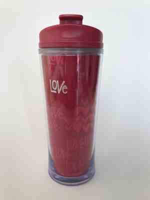 Starbucks Red Hearts LOVE Valentine Travel Tumbler 8 oz 2010  - Sold on eBay Sep, 16th 2018 for $3.00