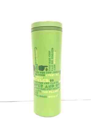 Starbucks Tumbler 2010 Travel Insulated 20 oz Coffee Tea Cup Mug Green Recycled - Sold on eBay Sep, 13th 2018 for $9.00