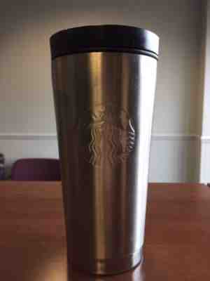 STARBUCKS Insulated Stainless Steel Tumbler - 16oz - Double Wall Travel Mug 2010 - Sold on eBay Sep, 7th 2018 for $9.99