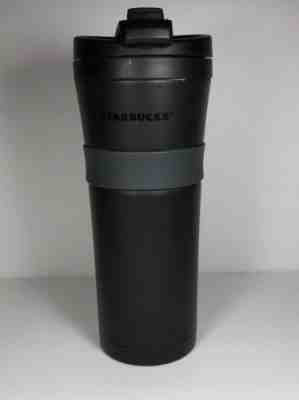 Starbucks Black Metal 2011 Coffee Mug Cup Tumbler Insulated Grande 16 Oz - Sold on eBay Nov, 6th 2018 for $20.00