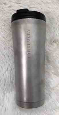Starbucks Raw Unpolished Silver Stainless Steel Travel Tumbler 16 Oz. 2011 NWT - Sold on eBay Oct, 7th 2018 for $23.80