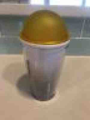 Starbucks Cold Cup Travel Plastic Tumbler Yellow Dome Lid 2011 16oz * - Sold on eBay Oct, 7th 2018 for $8.63