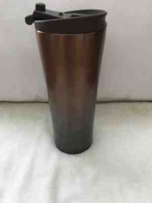 STARBUCKS Travel Coffee Mug Stainless Steel Tumbler 16 oz Brushed Metal 2011 NEW - Sold on eBay Oct, 2nd 2018 for $12.00