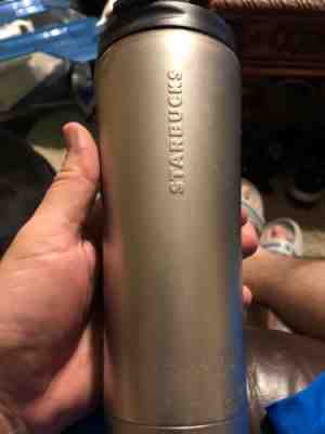 Starbucks Raw Unpolished Silver Stainless Steel Tumbler Travel 16 Oz. 2011. NWT! - Sold on eBay Sep, 25th 2018 for $10.00