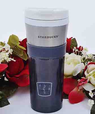 Starbucks 2011 Double Walled Stainless Steel Travel Tumbler w/Rubber Grip New - Sold on eBay Sep, 20th 2018 for $24.99