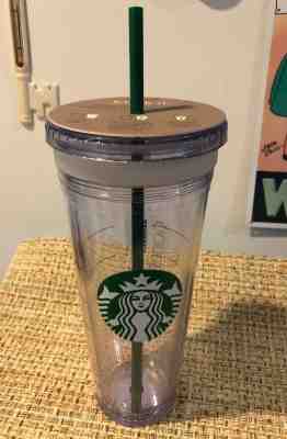STARBUCKS Logo 2011 ICED COFFEE INSULATED Mark It TUMBLER 24 oz Cold Cup - Sold on eBay Sep, 17th 2018 for $14.95