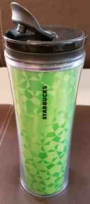 Starbucks Travel Tumbler - Changing Green Pattern - 16 oz - 2011 - Sold on eBay Sep, 13th 2018 for $2.50