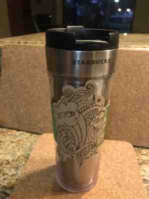 Starbucks "Made By You" Create Your Own 16oz Stainless Steel Tumbler ~NEW~ 2012 - Sold on eBay Nov, 17th 2018 for $16.99