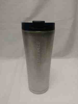 Starbucks Raw Unpolished Silver Gray Stainless Steel Tumbler Travel 20 Oz 2012  - Sold on eBay Nov, 16th 2018 for $29.99