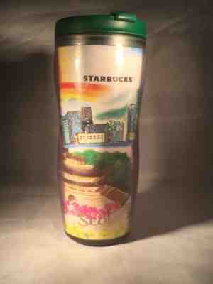 Starbucks 2012 Seoul Korea Tumbler Travel Mug Sparkle Glitter Green - Sold on eBay Oct, 29th 2018 for $15.00
