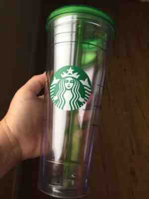 starbucks cold cup tumbler 24 oz In Mint Condition Classic Logo In Front 2012 - Sold on eBay Oct, 18th 2018 for $8.00