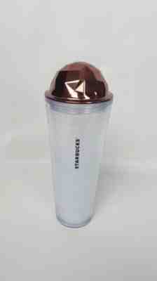 Starbucks 2012 Cold Cup Tumbler Copper Prism Dome Lid Frost Ombré 24oz EUC - Sold on eBay Oct, 12th 2018 for $12.00