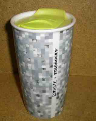 Starbucks Rodarte Ceramic Pixel Tumbler Travel Mug 12 oz Cup 2012 Limited EUC - Sold on eBay Oct, 1st 2018 for $8.00