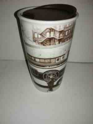 Starbucks Pike Place Market 2014 12 Oz Ceramic Tumbler - Sold on eBay Nov, 12th 2018 for $24.00
