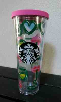 Starbucks Crazy Straws Cold Cup 24 FL OZ Venti Black Siren Tumbler 2014 - Sold on eBay Oct, 31st 2018 for $12.75