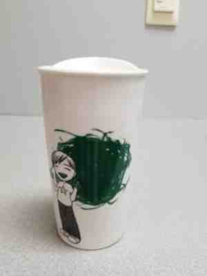 Starbucks Coffee Mug Tea Cup 2015 Collection Finger Paint Boy Travel Tumbler_.. - Sold on eBay Oct, 23rd 2018 for $13.50