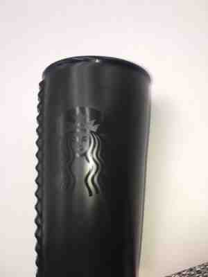 Starbucks 2015 Studded Mermaid Tumbler Matte Black Ceramic Coffee Cup Mug 10 oz - Sold on eBay Oct, 15th 2018 for $11.50